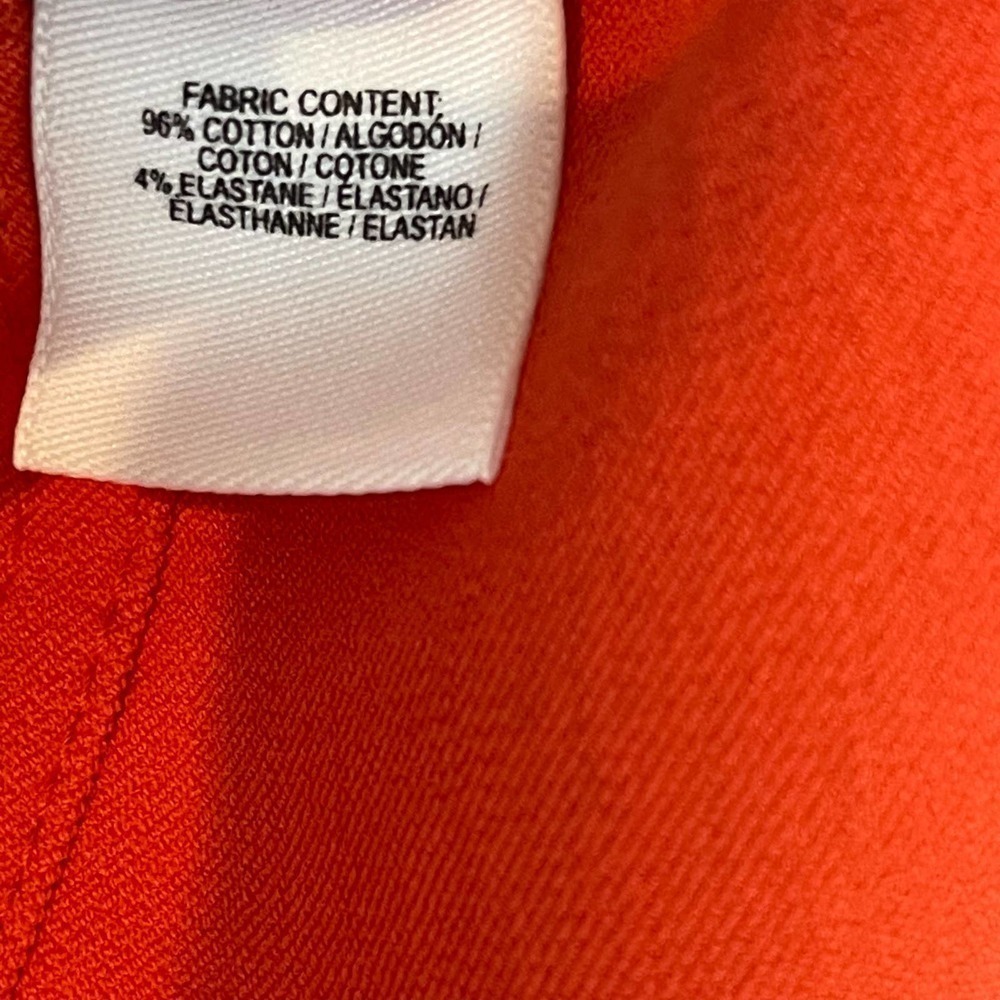Derek Lam 10 Crosby Paneled Back Cut Out Fit-and-Flare Dress Bright Coral Size 0 - Picture 7 of 10